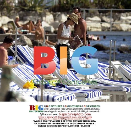 Natalie Imbruglia Sunbathing in France