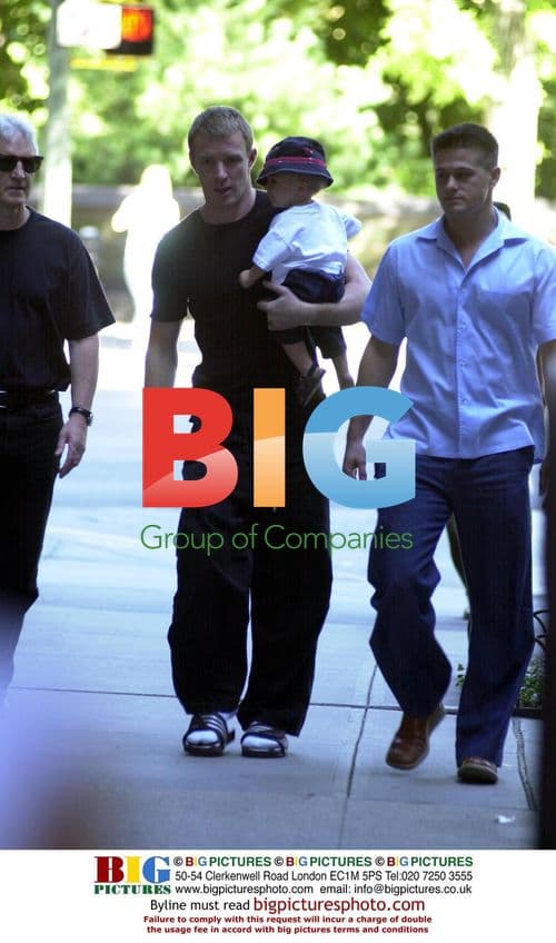 Guy Ritchie and son Rocco in NYC