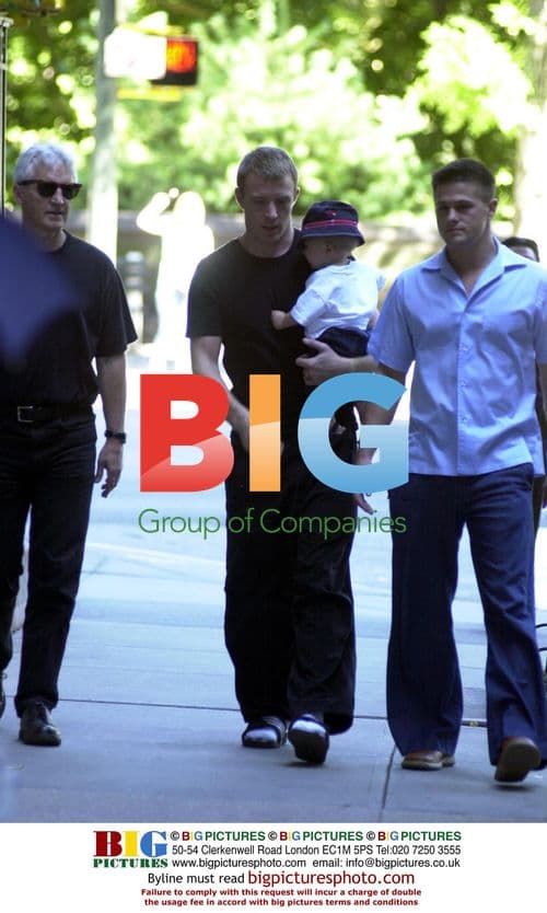 Guy Ritchie and son Rocco in NYC