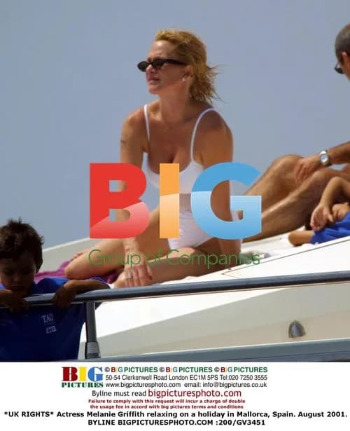 Melanie Griffith Relaxing on Mallorca Holiday