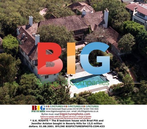 Brad Pitt and Jennifer Aniston's Beverly Hills Home