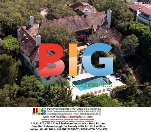 Brad Pitt and Jennifer Aniston's Beverly Hills Home