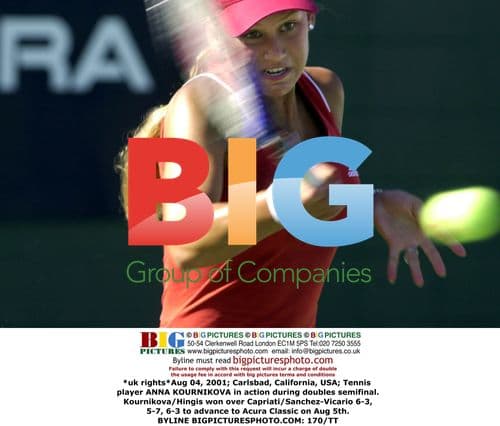 Anna Kournikova at Acura Classic semi-final