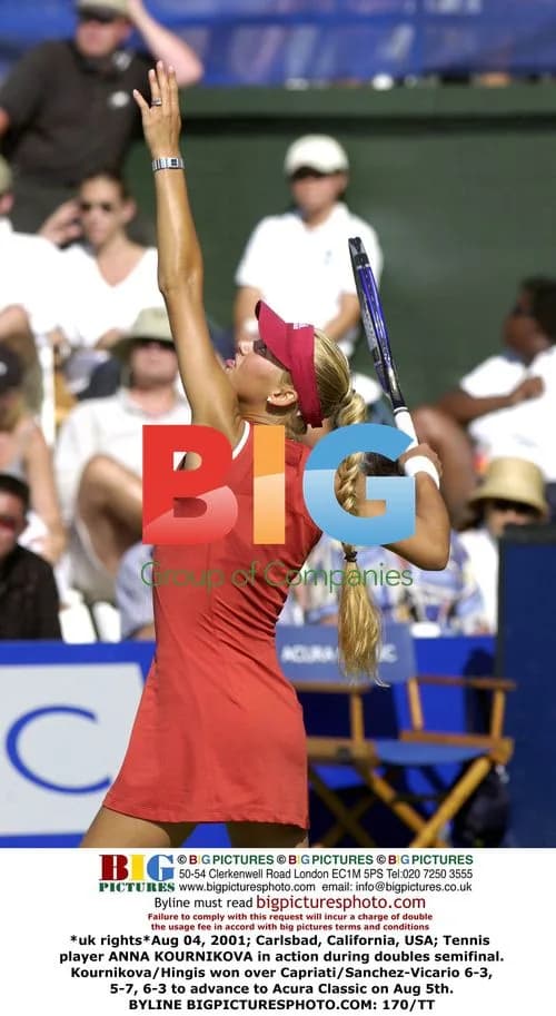 Anna Kournikova in Acura Classic Semifinal