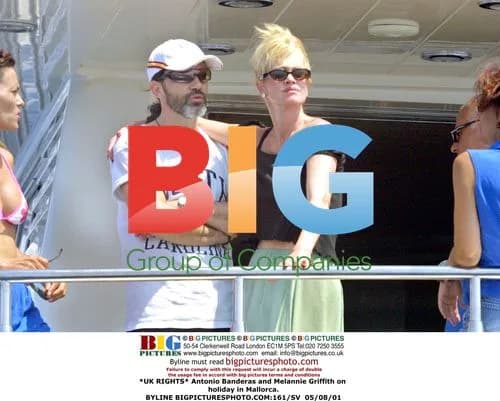 Antonio Banderas and Melanie Griffith in Mallorca