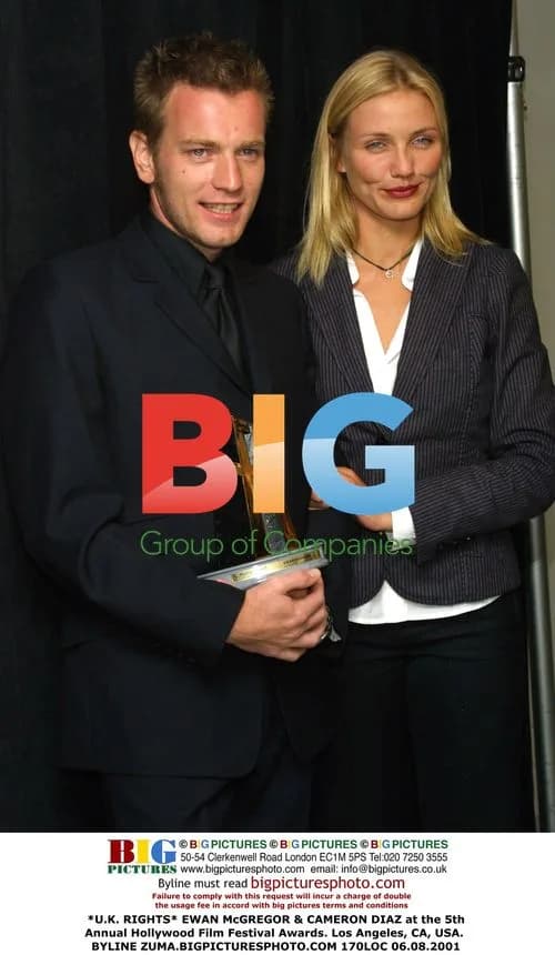 Ewan McGregor & Cameron Diaz at Hollywood Film Festival Awards