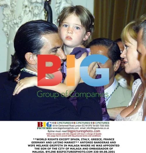 Antonio Banderas and Melanie Griffith in Malaga