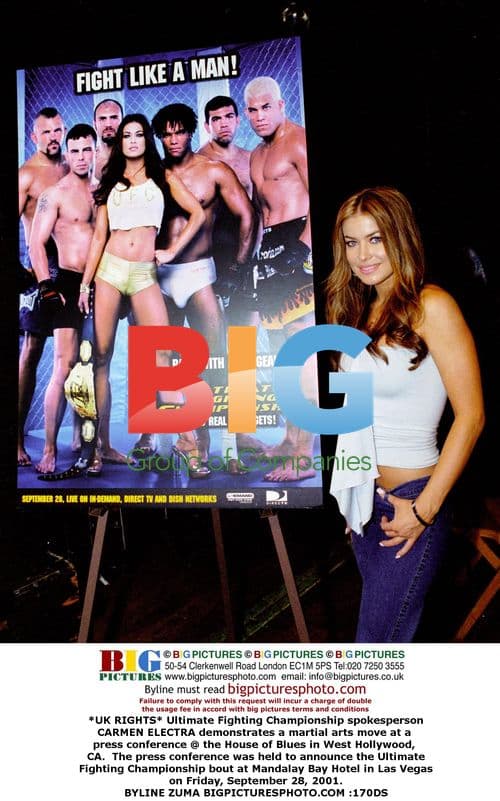 Carmen Electra Demonstrates UFC Move