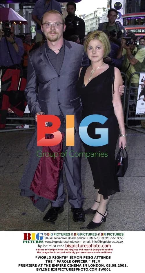Simon Pegg at "Parole Officer" Premiere