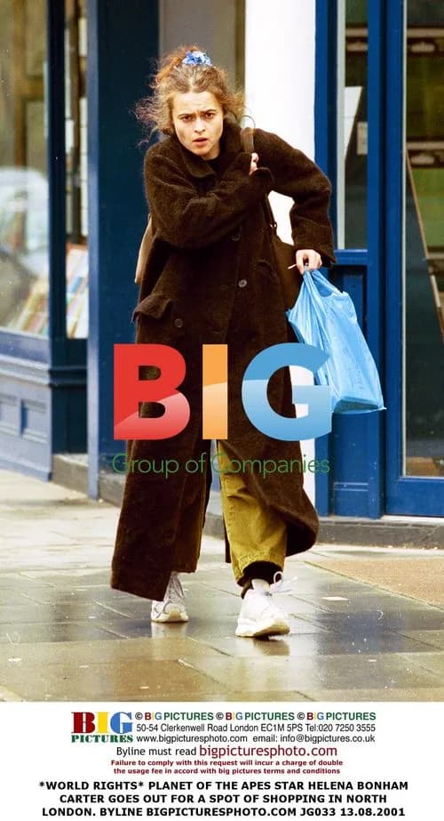 Helena Bonham Carter Out Shopping in London