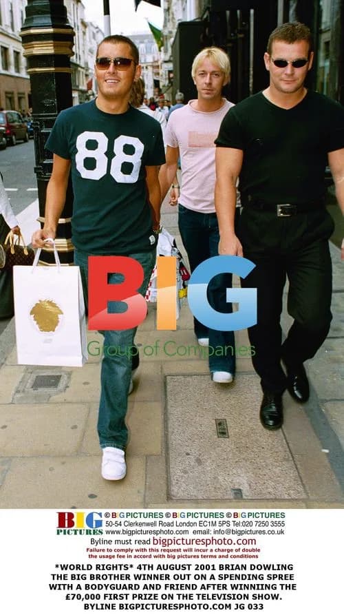 Brian Dowling out on a spending spree