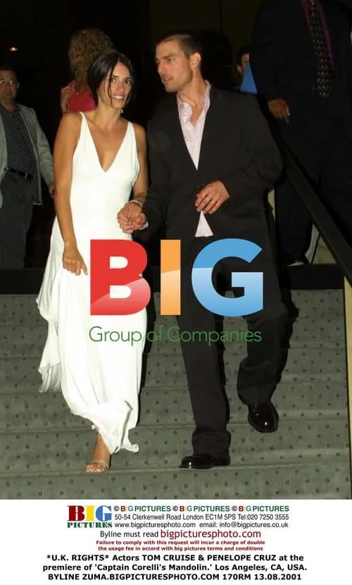 Tom Cruise & Penelope Cruz at 'Captain Corelli's Mandolin' Premiere