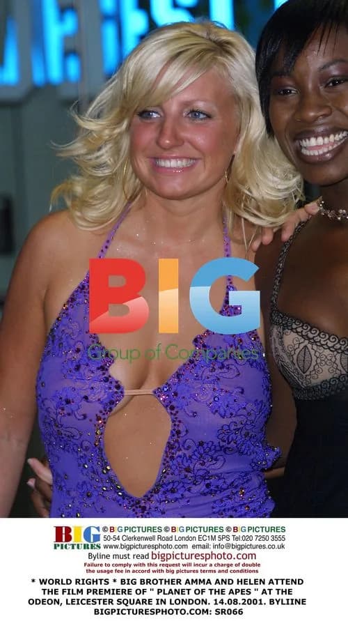 Big Brother stars Amma and Helen at Planet of the Apes premiere