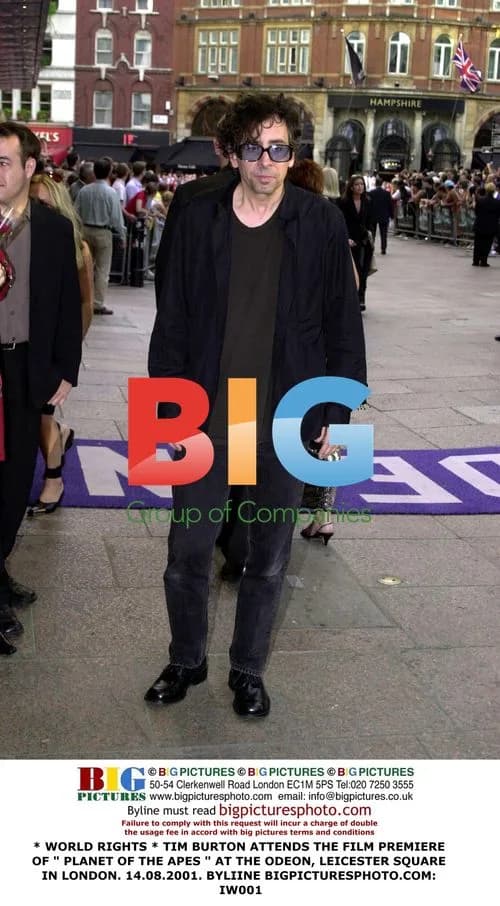 Tim Burton at 'Planet of the Apes' Premiere