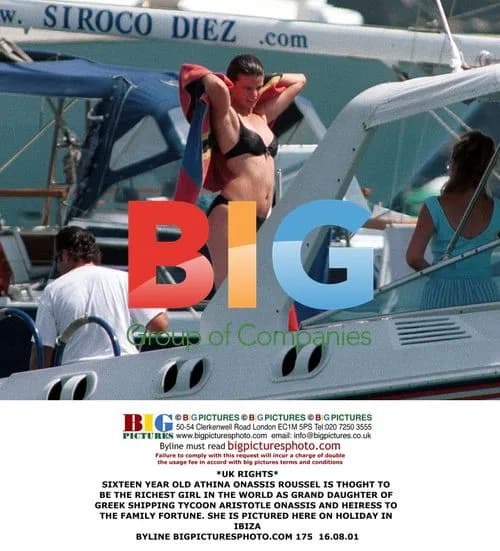 Athina Onassis on Holiday in Ibiza