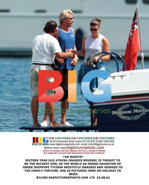 Athina Onassis on Holiday in Ibiza