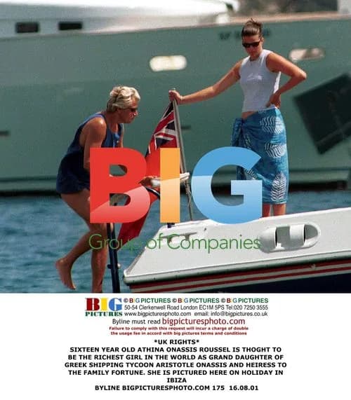 Athina Onassis in Ibiza