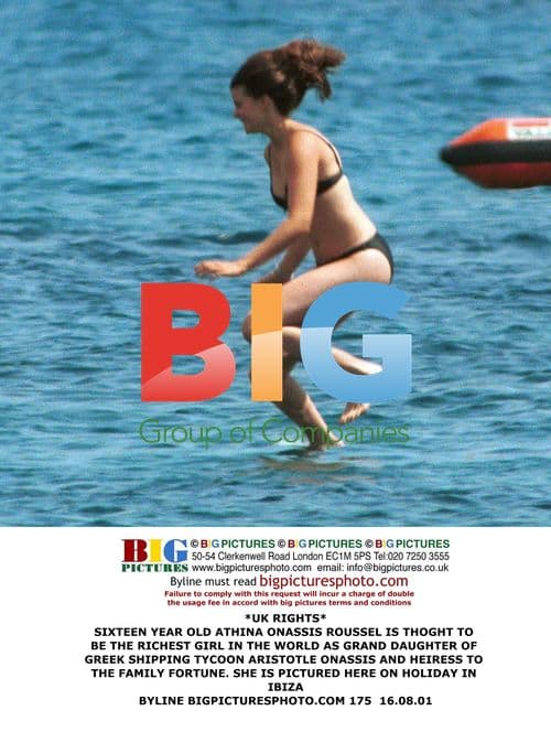 Athina Onassis on Holiday in Ibiza