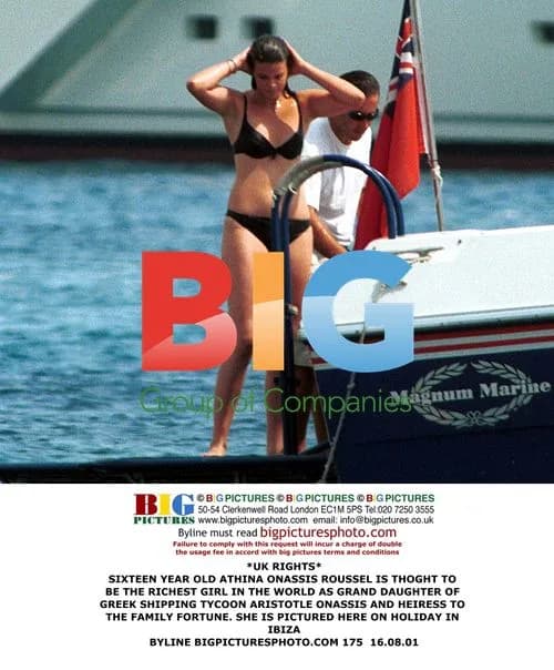 Athina Onassis on Holiday in Ibiza