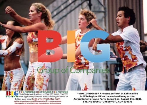 A*Teens perform at Aaron Carter's House Party