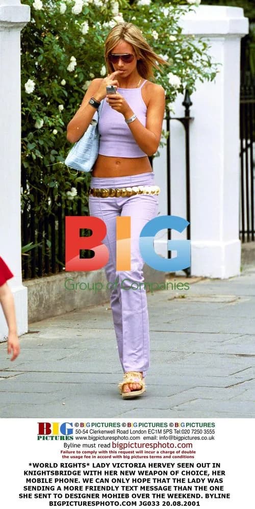 Lady Victoria Hervey Out in Knightsbridge