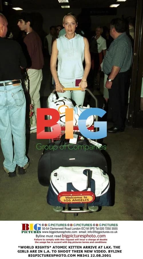 Atomic Kitten Arrive at LAX