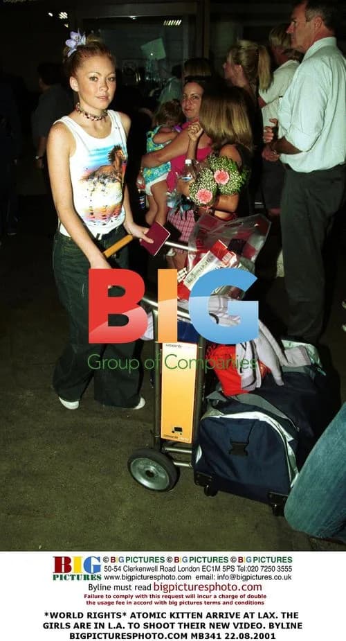 Atomic Kitten Arrive at LAX for Video Shoot