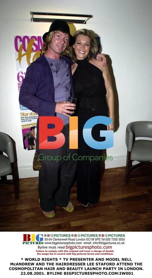 Nell McAndrew and Lee Staford at Cosmopolitan event