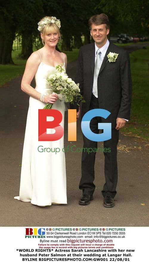 Actress Sarah Lancashire Marries Peter Salmon