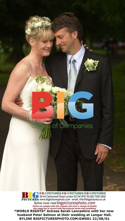 Sarah Lancashire & Peter Salmon Wedding