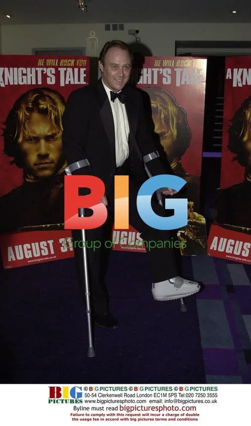 Christopher Cazenove at Film Premiere