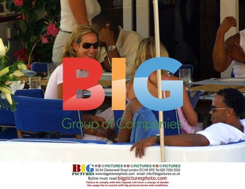 LADY VICTORIA HERVEY and GEMMA KIDD at PUFF DADDY's Party