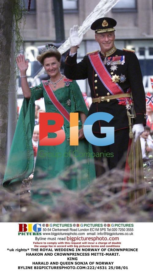 Royal Wedding of Crown Prince Haakon and Crown Princess Mette-Marit