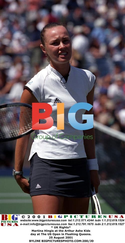 Martina Hingis at 2001 US Open Kids Day