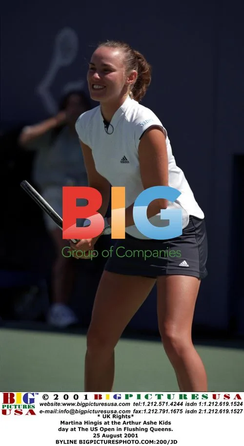 Martina Hingis at US Open Kids Day