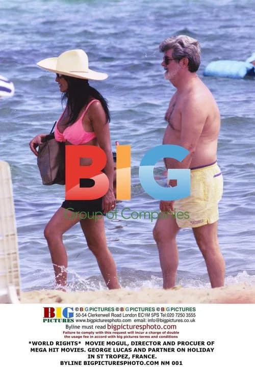 George Lucas on Holiday in St Tropez
