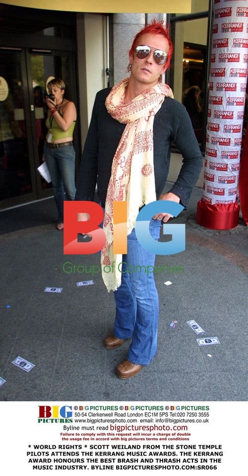 SCOTT WEILAND FROM STONE TEMPLE PILOTS AT KERRANG AWARDS