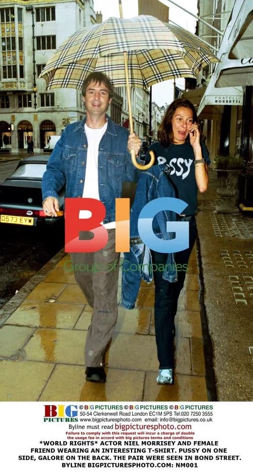 Neil Morrisey and Friend in Bond Street