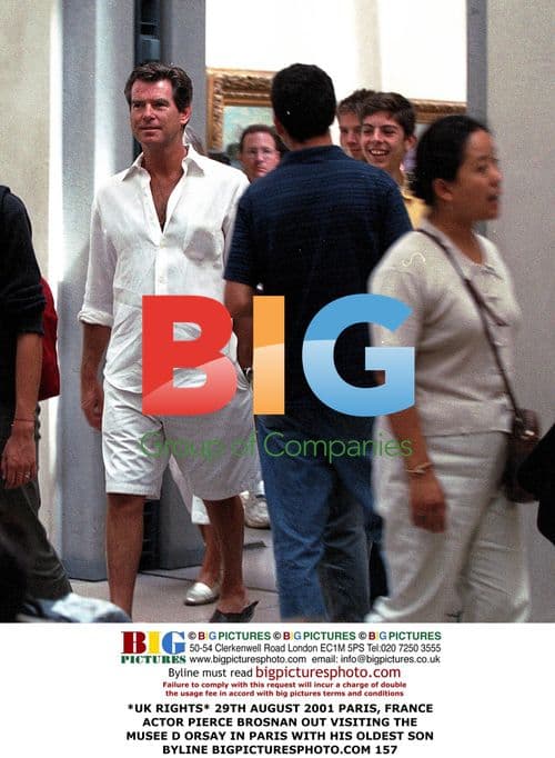 Pierce Brosnan & Son Visit Musée d'Orsay