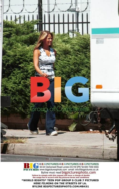 S Club 7 Filming on LA Streets