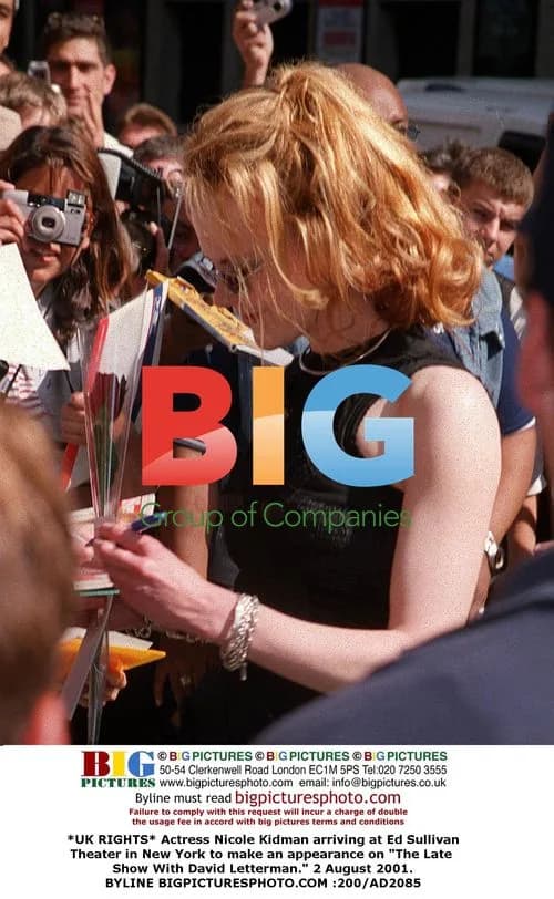 Nicole Kidman at The Late Show in NYC