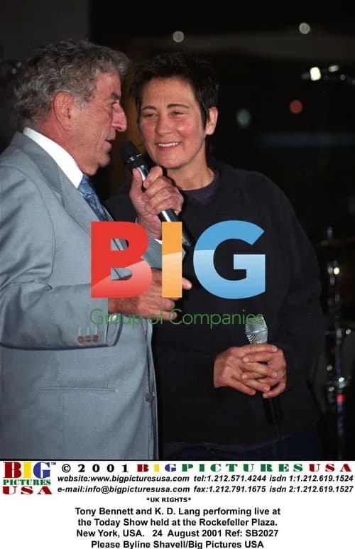 Tony Bennett and K.D. Lang perform at Today Show