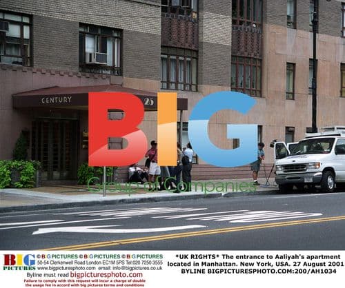 Entrance to Aaliyah's Manhattan Apartment