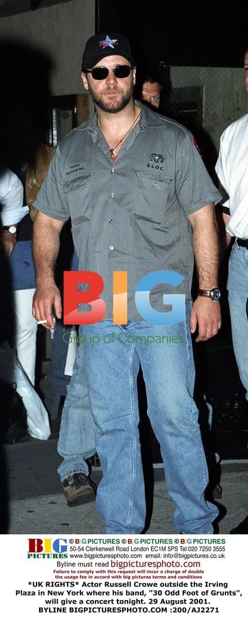 Russell Crowe Arrives for Concert