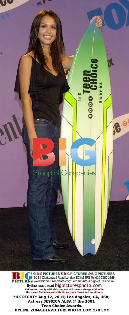 Jessica Alba at 2001 Teen Choice Awards