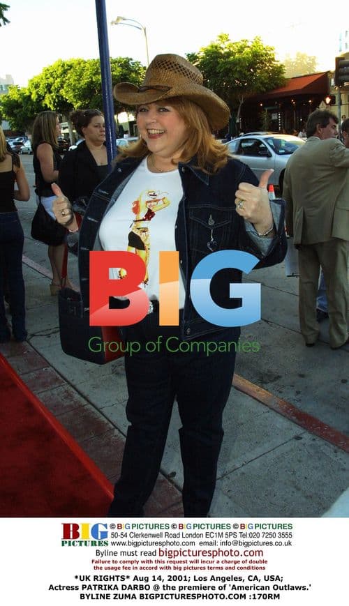 PATRIKA DARBO at 'American Outlaws' premiere