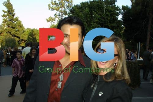 Rene Moreno & wife Jennifer at 'Band of Brothers' premiere