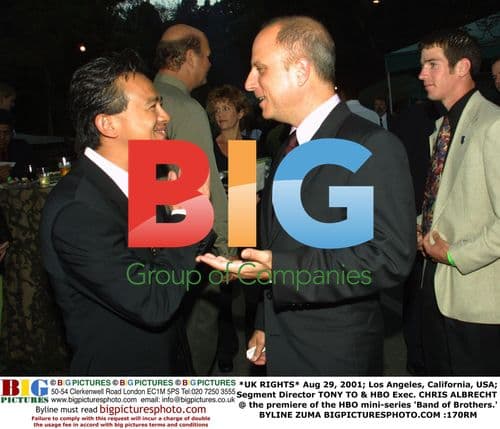 Tony To & Chris Albrecht at 'Band of Brothers' Premiere