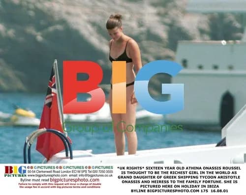 Athina Onassis on Holiday in Ibiza