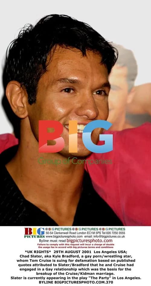 Chad Slater sued by Tom Cruise over gay relationship claims